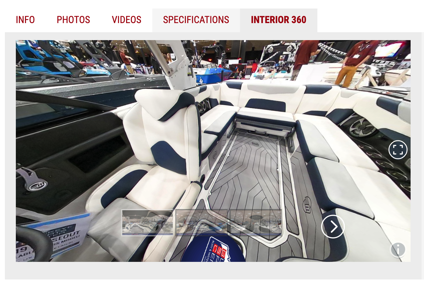 example displayed on website